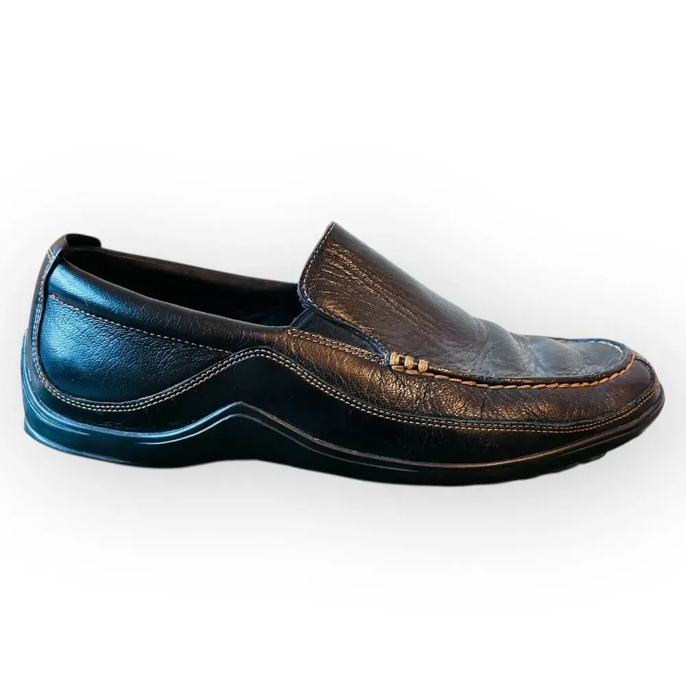 Cole Haan Tucker‎ Venetian Loafers / Black Leather / Mens 10